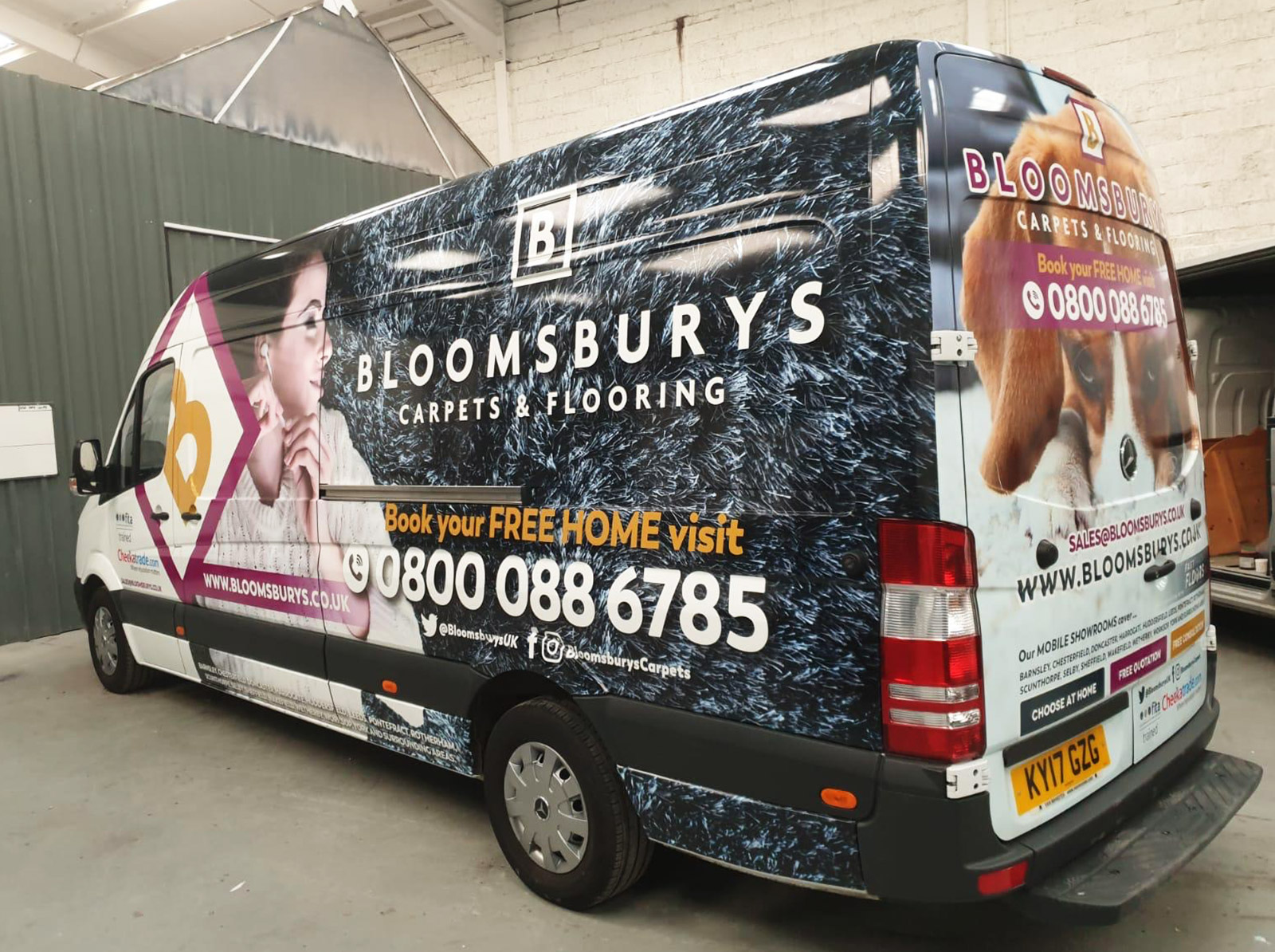 Bloomsburys’ Vehicle Livery
